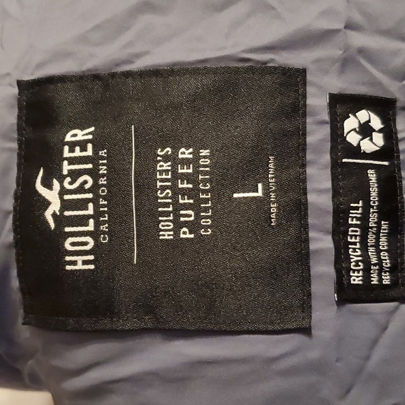 Trendy HOLLISTER CROP CORDUROY PUFFER JACKET WOMEN'S (L) - Like New! - Picture 13 of 16